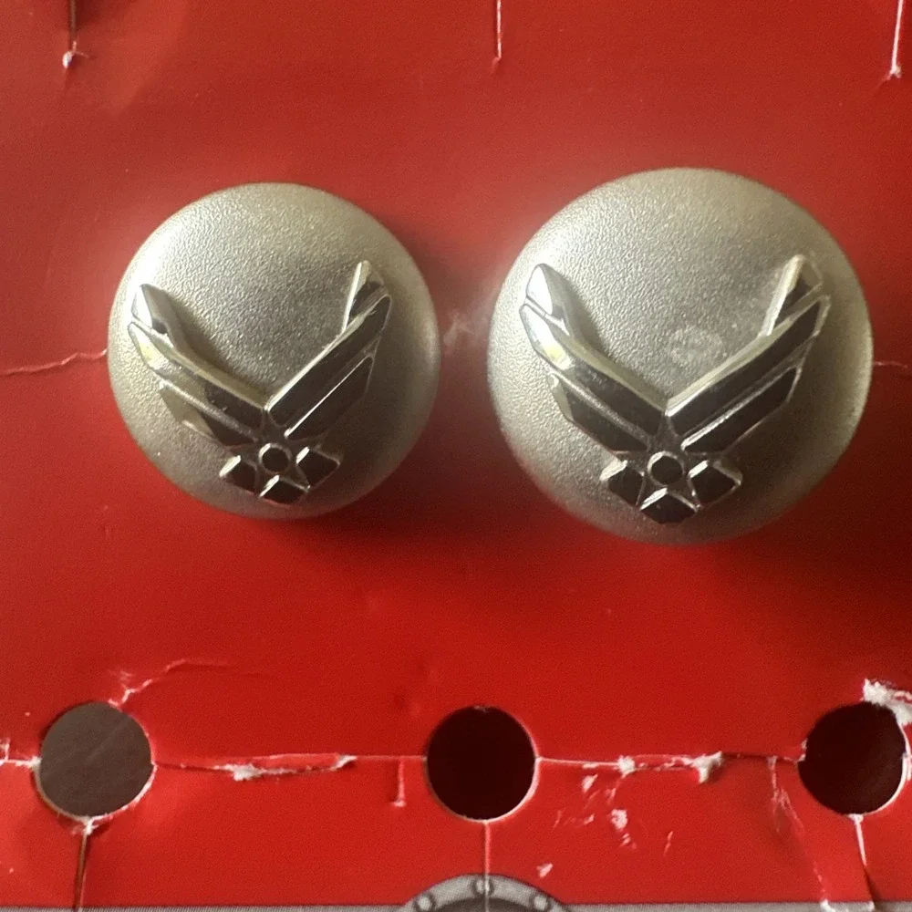Vanguard Air Force Dress Mess Uniform Cufflinks, Silver, 5/8